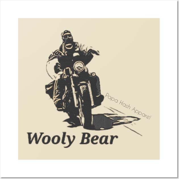 Papa Hash Apparel: Wooly Bear Wall Art by Papa Hash's House of Art